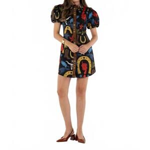 NEW EMILY MCCARTHY britt mini dress in lone star